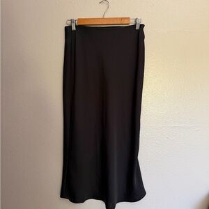 a new day Black Midi Skirt